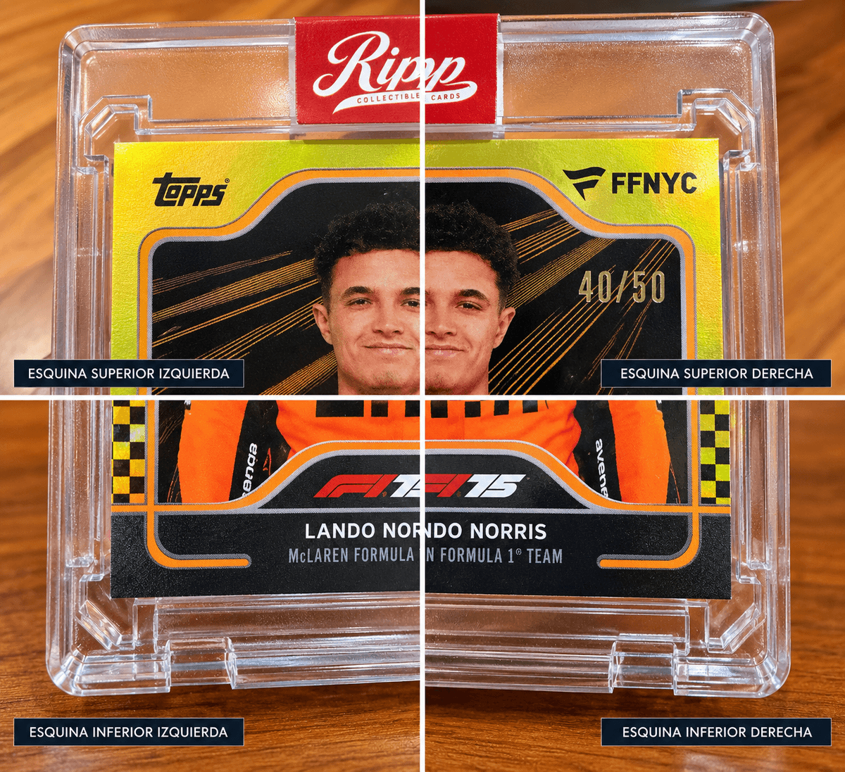 Lando Norris · Topps Fanatics Fest NYC 40/50 · McLaren