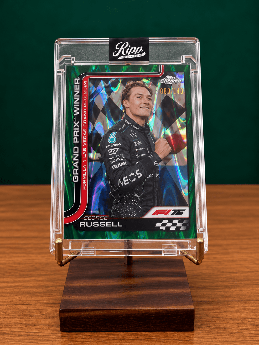 George Russell · Topps Chrome Grand Prix Winner Las Vegas · Numerada