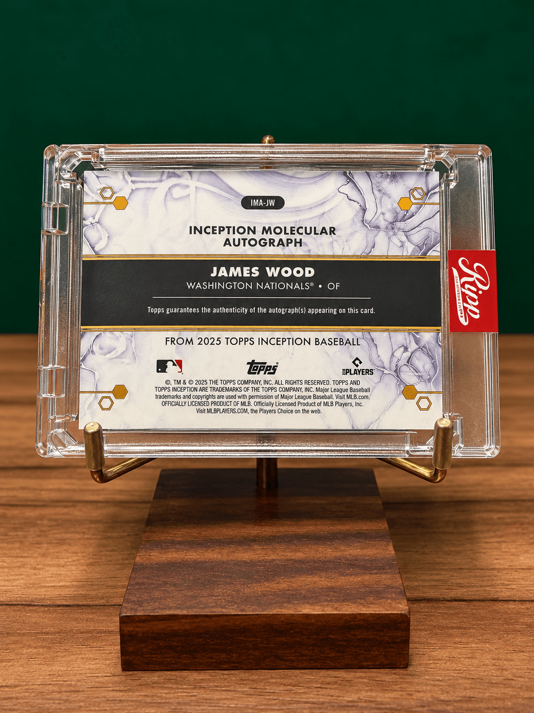 James Wood · Inception Molecular Auto RC /100 · Nationals