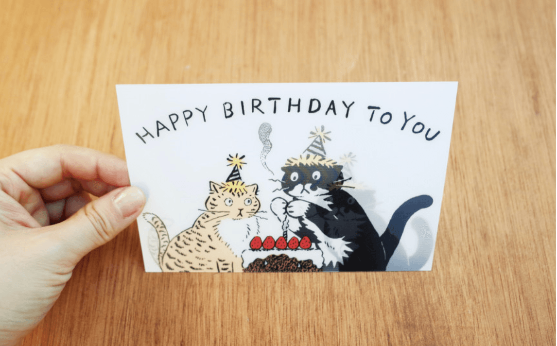 렌티큘러 카드 - HBD