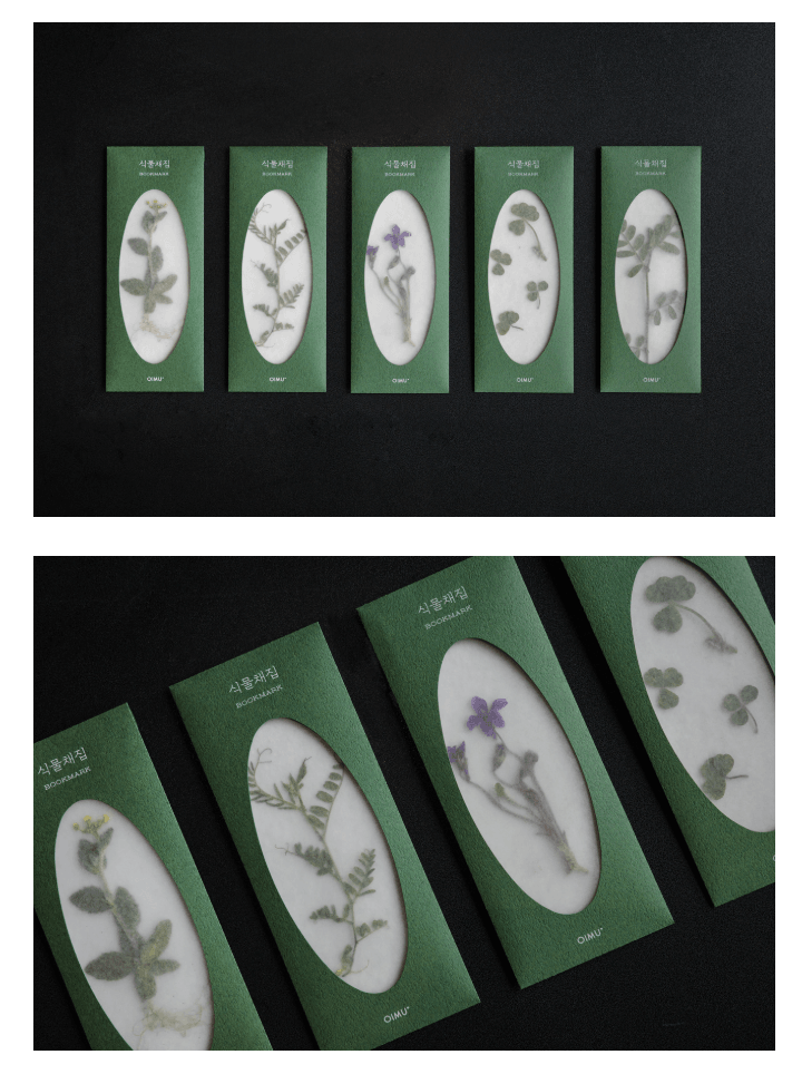 [오이뮤] 植物收藏布書簽 - 牽牛花