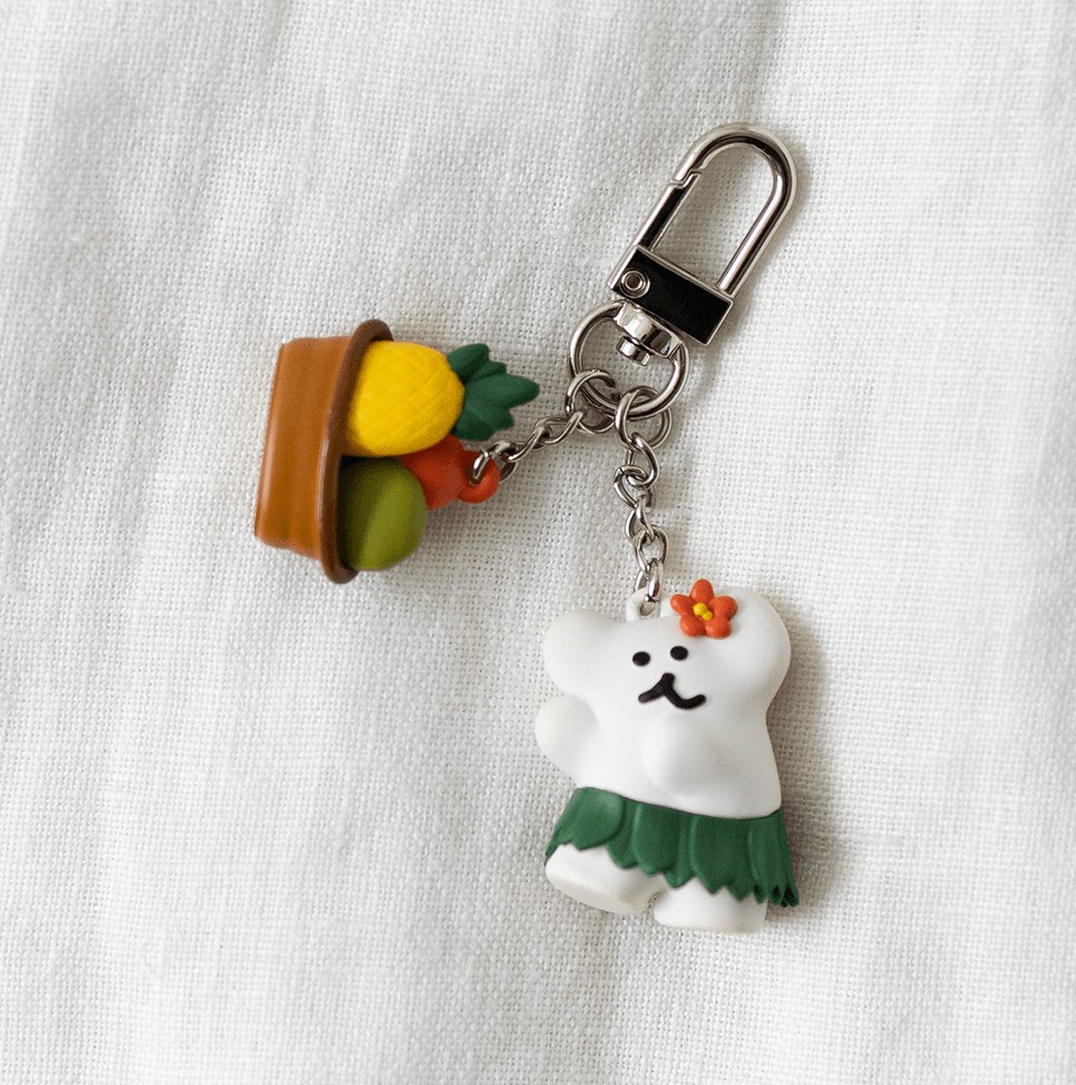 Tanning QUOK & BOBO Keychain