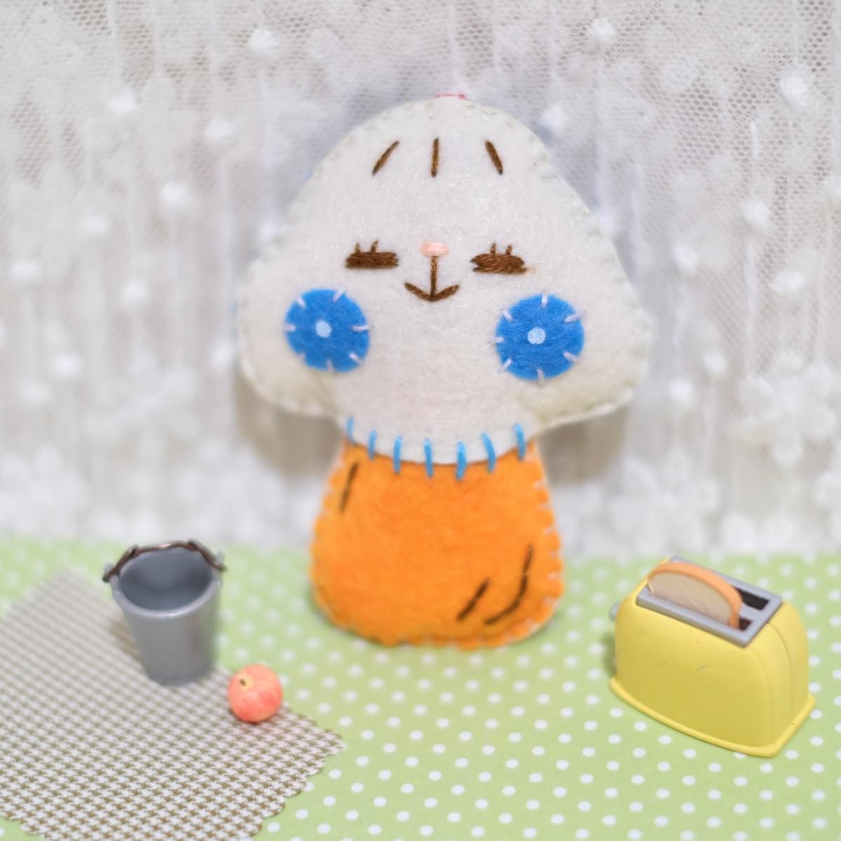 (⸝⸝ꇐꇐ) 藍菌子咪咪菇掛飾