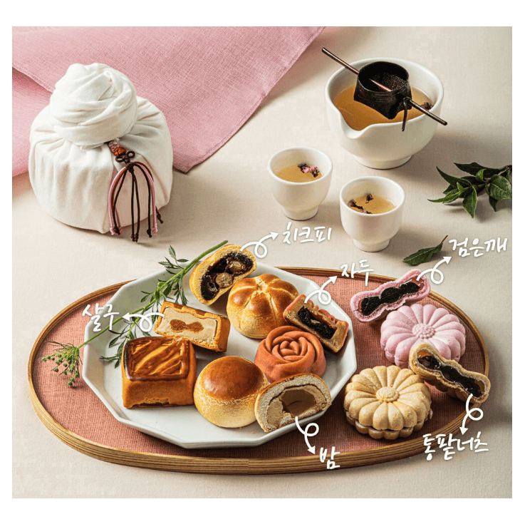 韓國製高級小菓子禮盒連袋