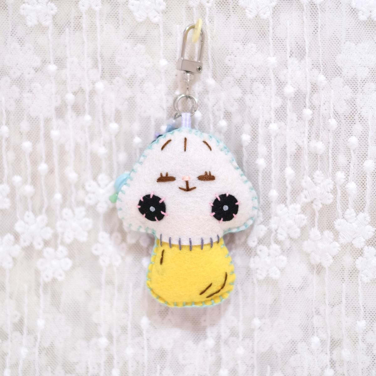 🍄 黑菌子咪咪菇掛飾