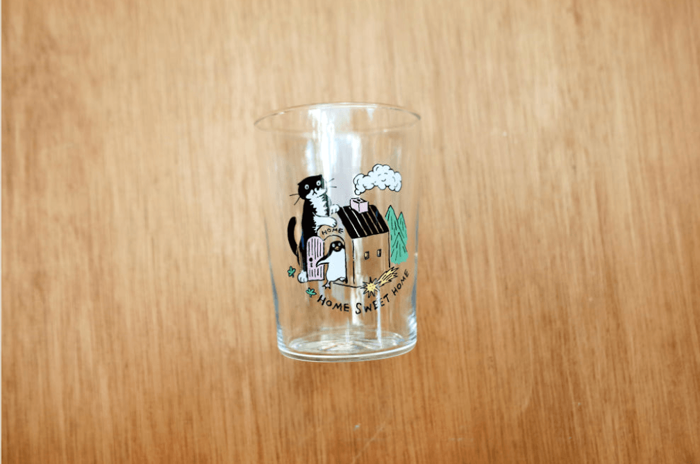 sweet home 玻璃杯