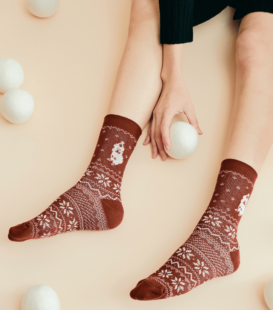 Santa Quokka Nordic Socks