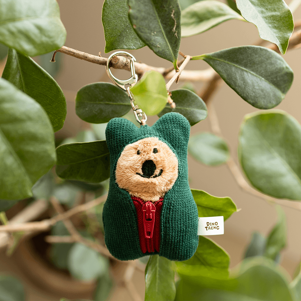 [다이노탱] Quokka in Sleepingbag keycahin