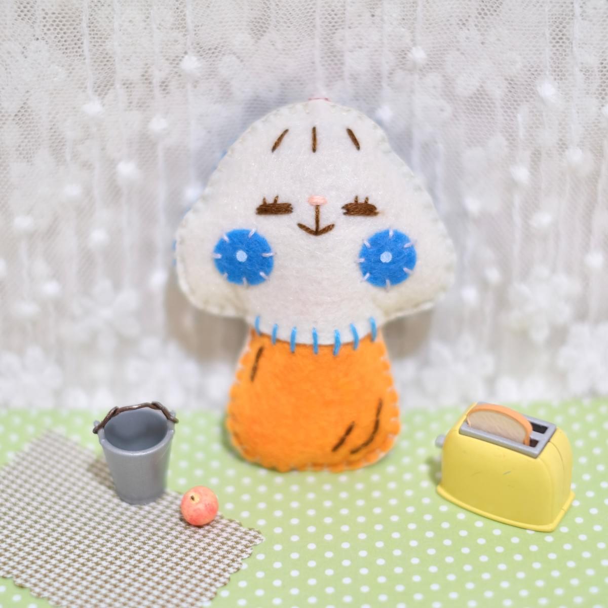 (⸝⸝ꇐꇐ) 藍菌子咪咪菇掛飾