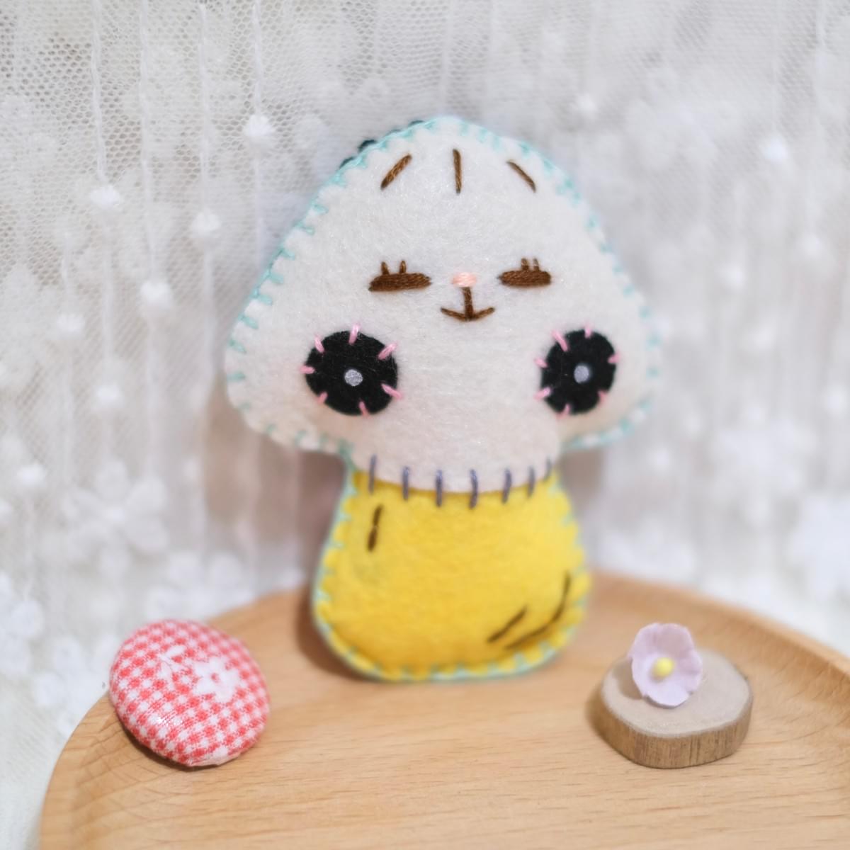 (⸝⸝ꇐꇐ) 黑菌子咪咪菇掛飾