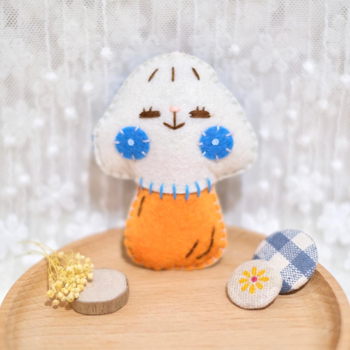(⸝⸝ꇐꇐ) 藍菌子咪咪菇掛飾
