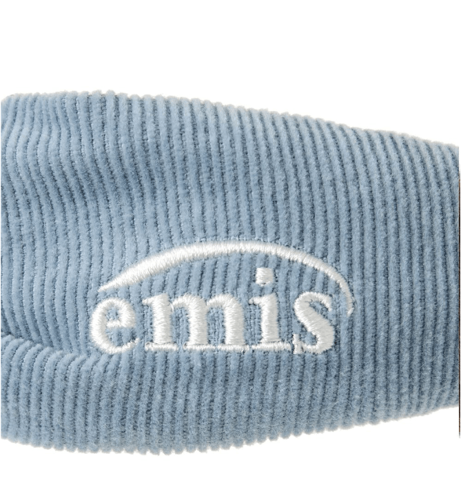 EMIS 燈芯絨交叉髮帶