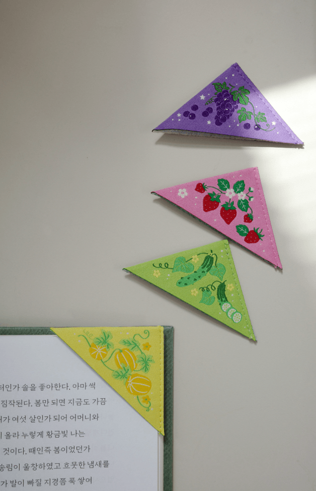 [오이뮤] 四季布書簽 - 草莓