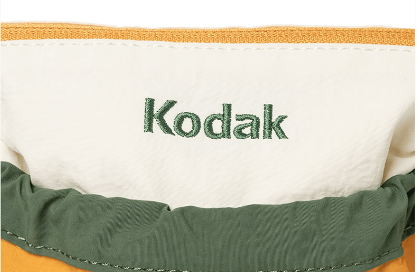 KODAK 輕盈細繩迷你斜背包 橙色