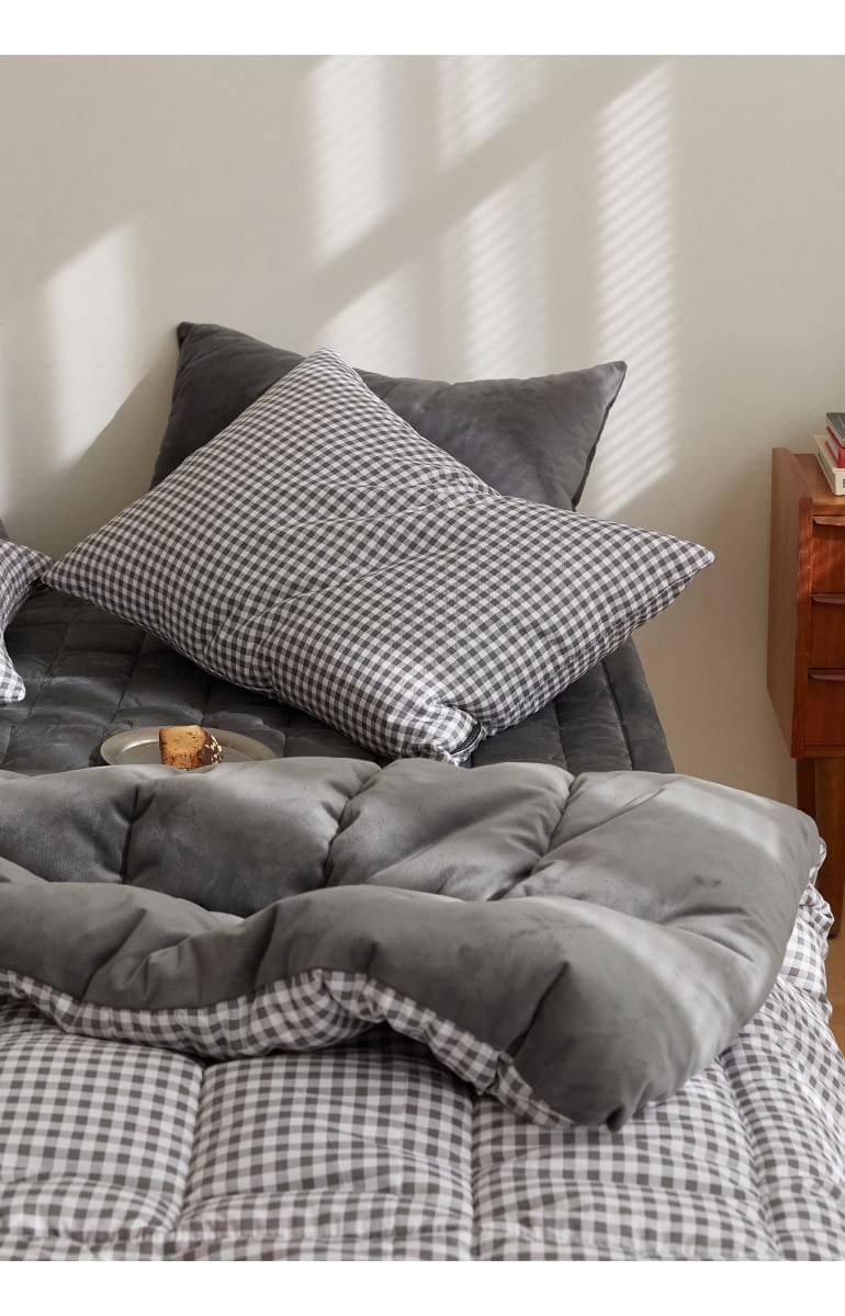 (冬天厚版) coco gray-hug me 無塵四季被 (韓國製)