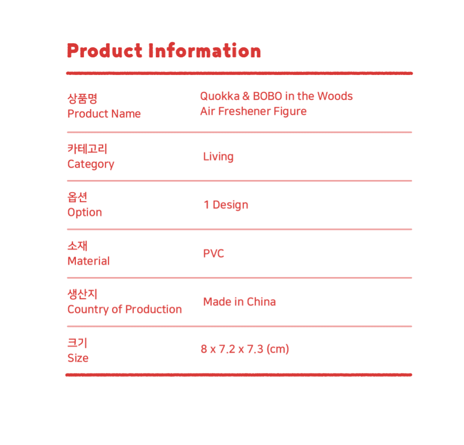 Quokka & BOBO in the Woods Air Freshener Figure Plush Doll 1 3