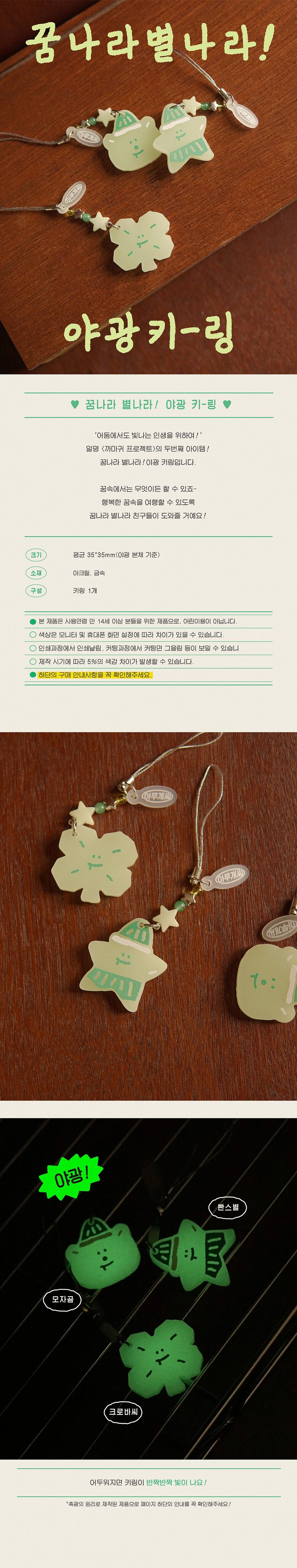 [아무개씨] 夜光鎖匙扣