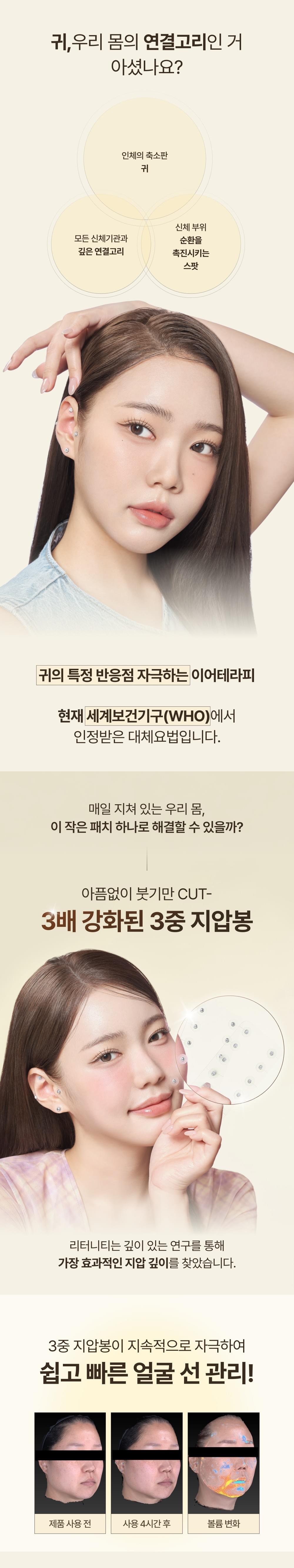 穴位按摩扮耳環貼紙