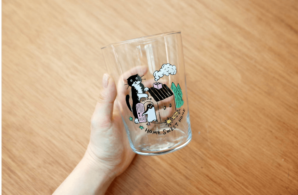 sweet home 玻璃杯