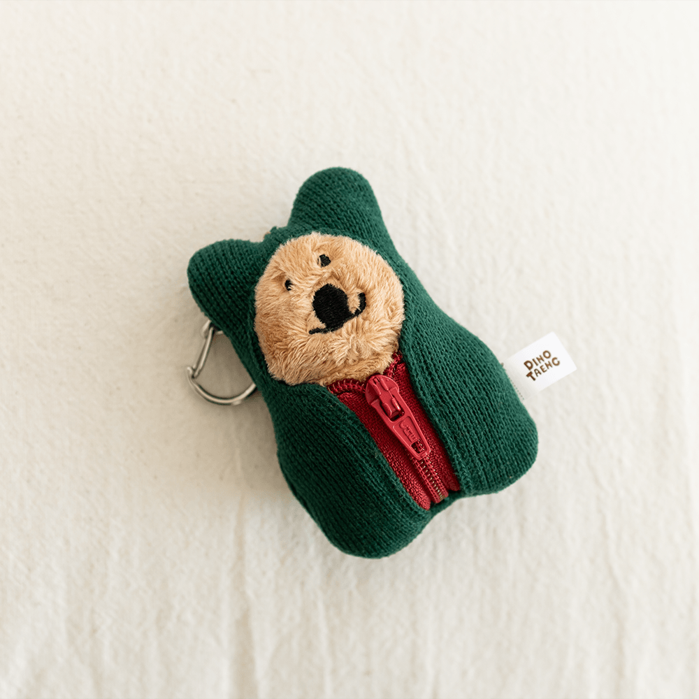 [다이노탱] Quokka in Sleepingbag keycahin