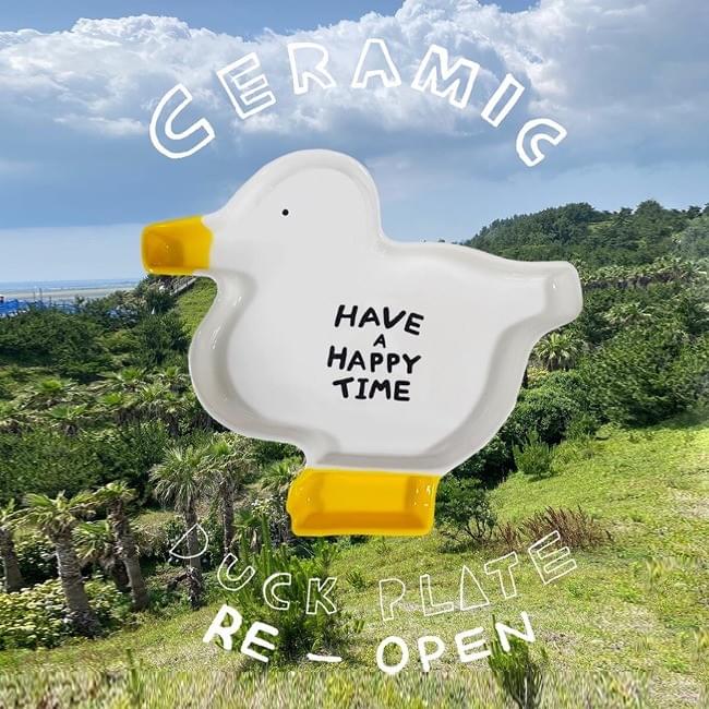 [웜스멜] CERAMIC DUCK PLATE