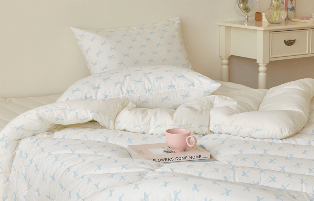 （韓國同步68折）sweet ribbon- 無塵四季被