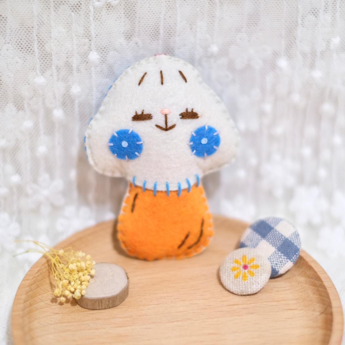 (⸝⸝ꇐꇐ) 藍菌子咪咪菇掛飾