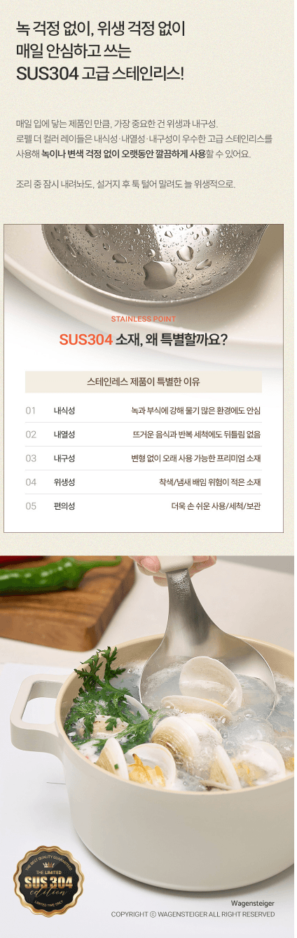 Wagensteiger德國304不鏽鋼8 cm匙羹(6色)