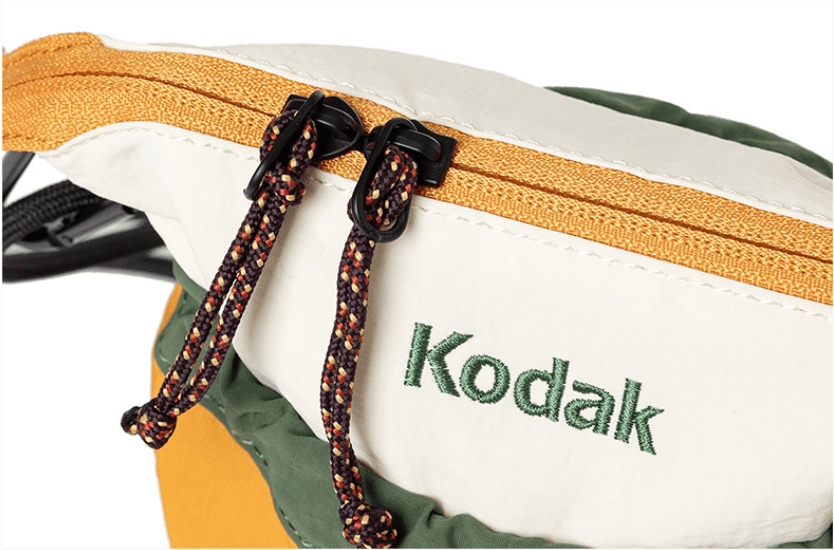 KODAK 輕盈細繩迷你斜背包 橙色