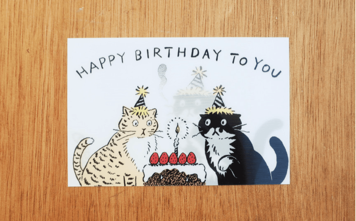 렌티큘러 카드 - HBD