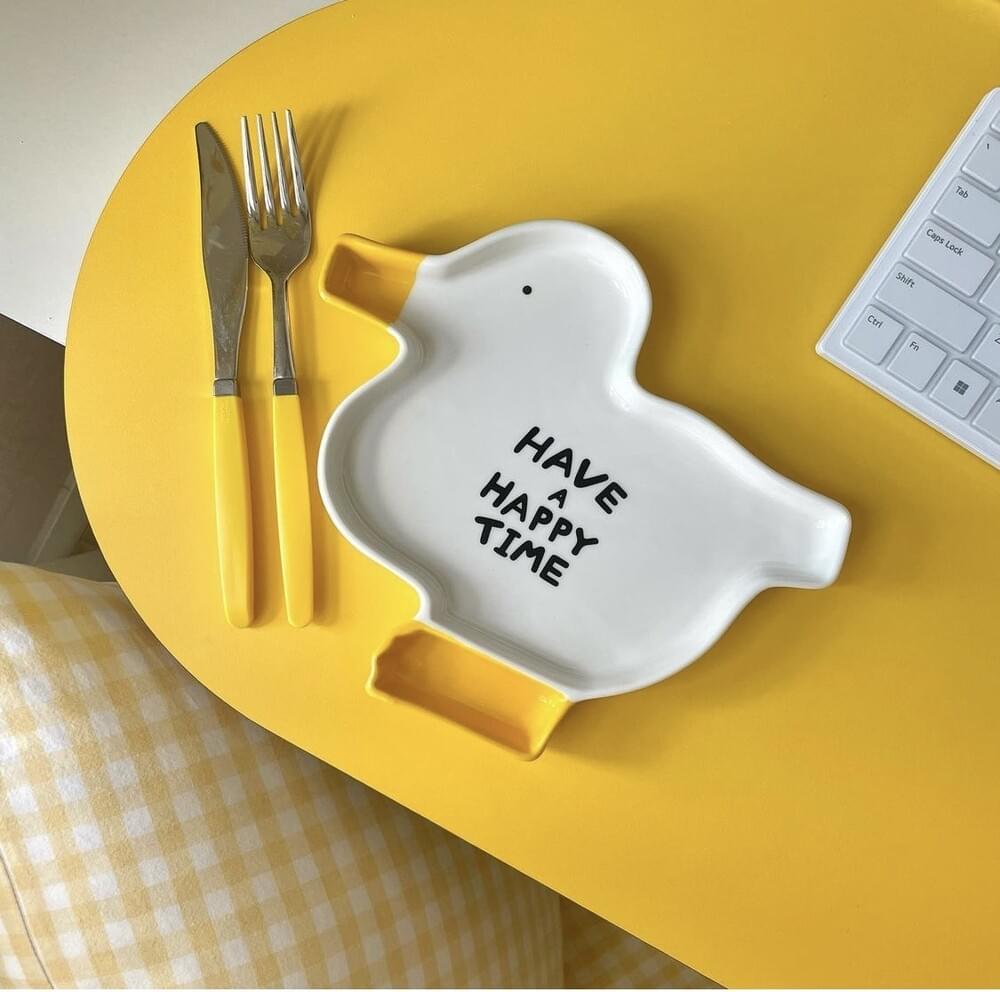 [웜스멜] CERAMIC DUCK PLATE