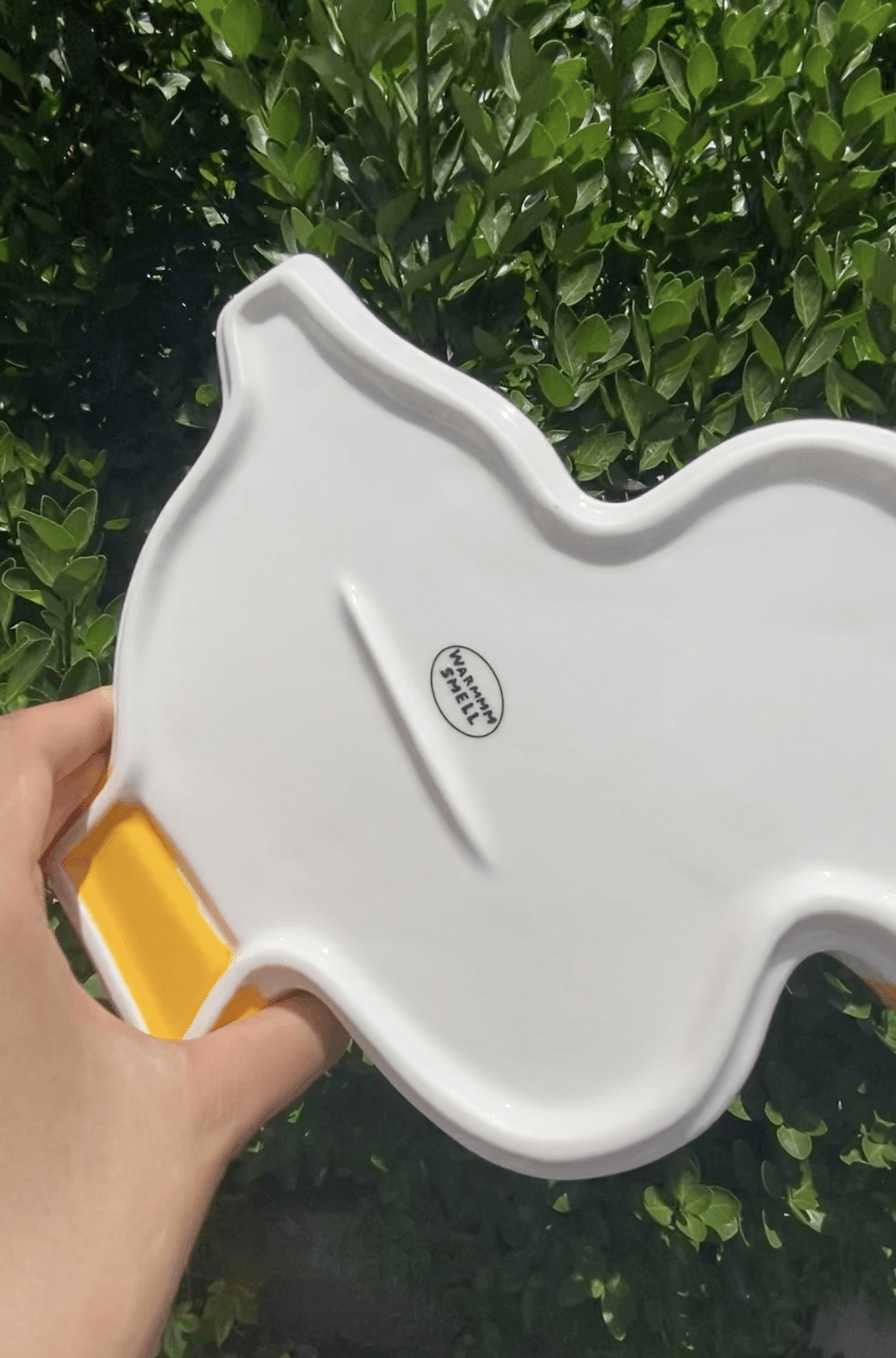 [웜스멜] CERAMIC DUCK PLATE