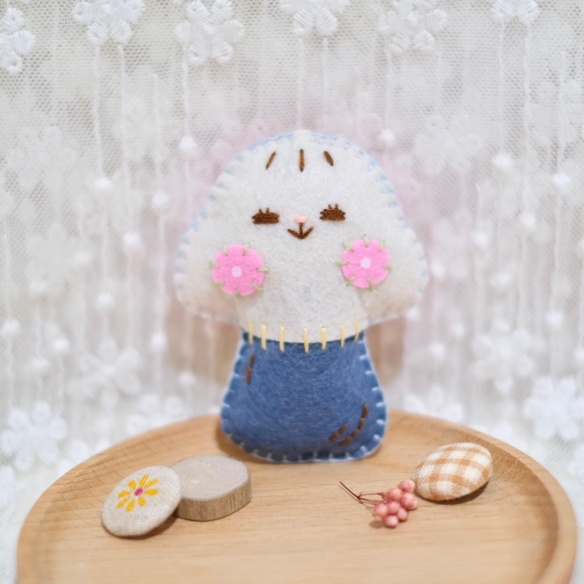 (⸝⸝ꇐꇐ) 櫻菌子咪咪菇掛飾