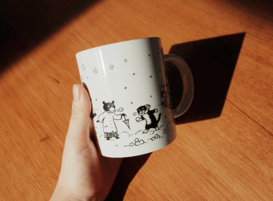 머그컵 - snowy day