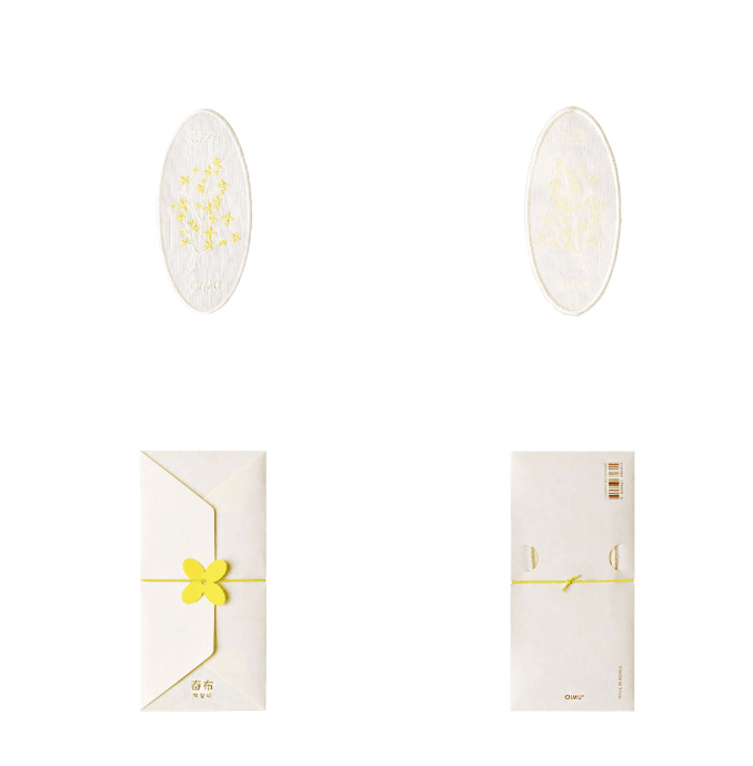 [오이뮤] 植物收藏布書簽 - 春布