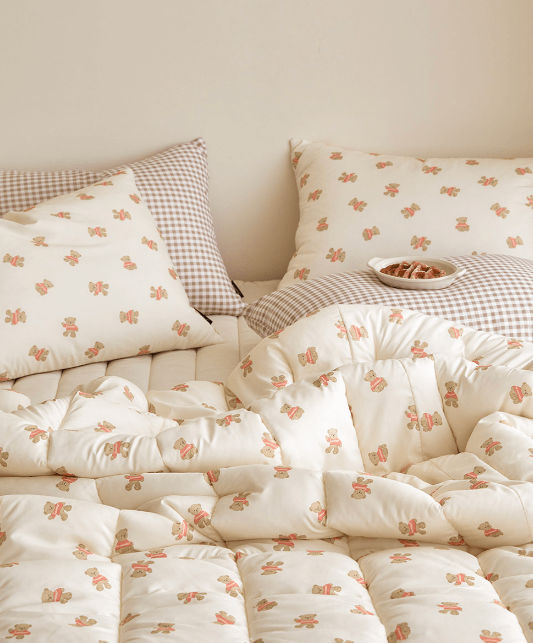 （韓國同步68折) Teddy bear - 無塵四季被