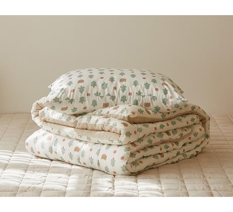 (冬天厚版) apple bear-hug me 無塵四季被 (韓國製)