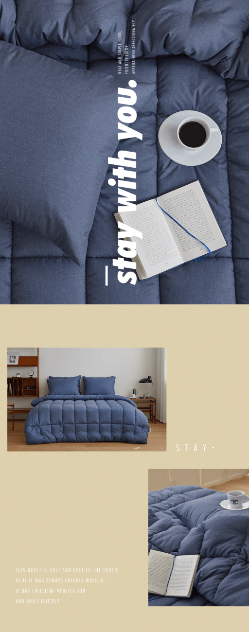 韓國同步68折）navy-無塵四季被