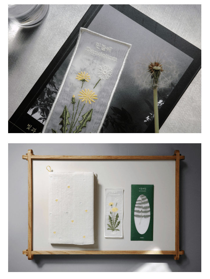 [오이뮤] 植物收藏布書簽 - 蒲公英