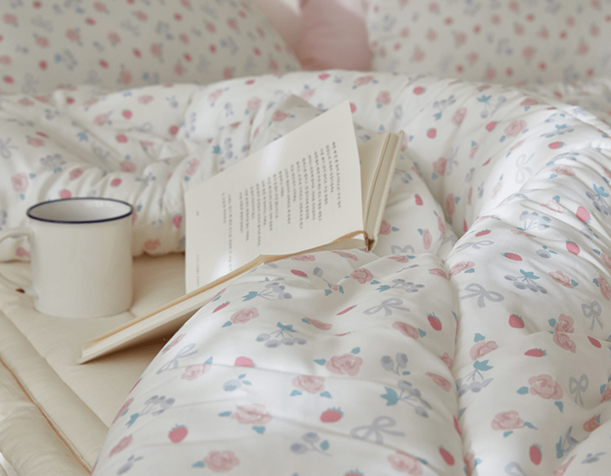 （韓國同步68折）Blooming ribbon -無塵四季被