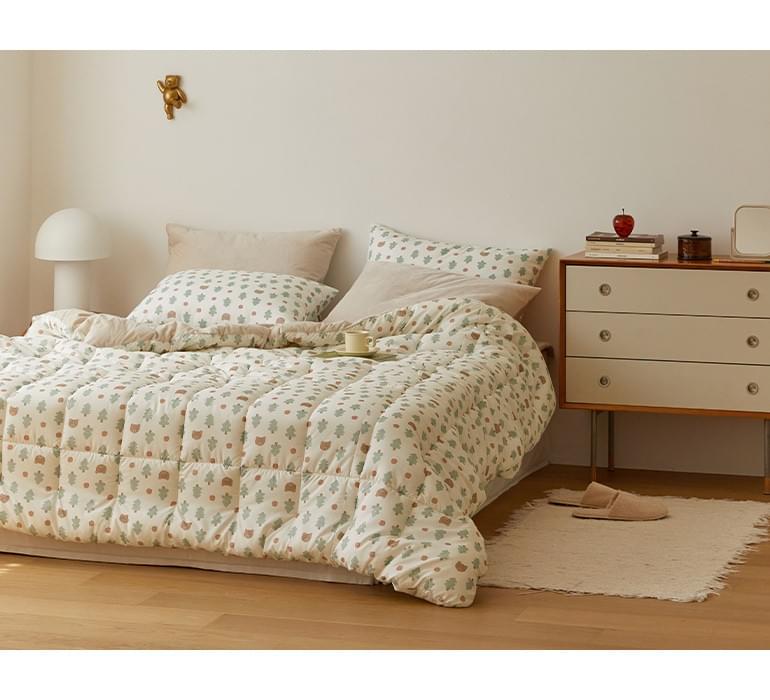 (冬天厚版) apple bear-hug me 無塵四季被 (韓國製)