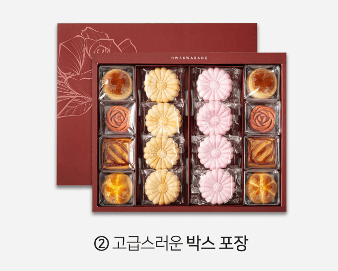 韓國製高級小菓子禮盒連袋