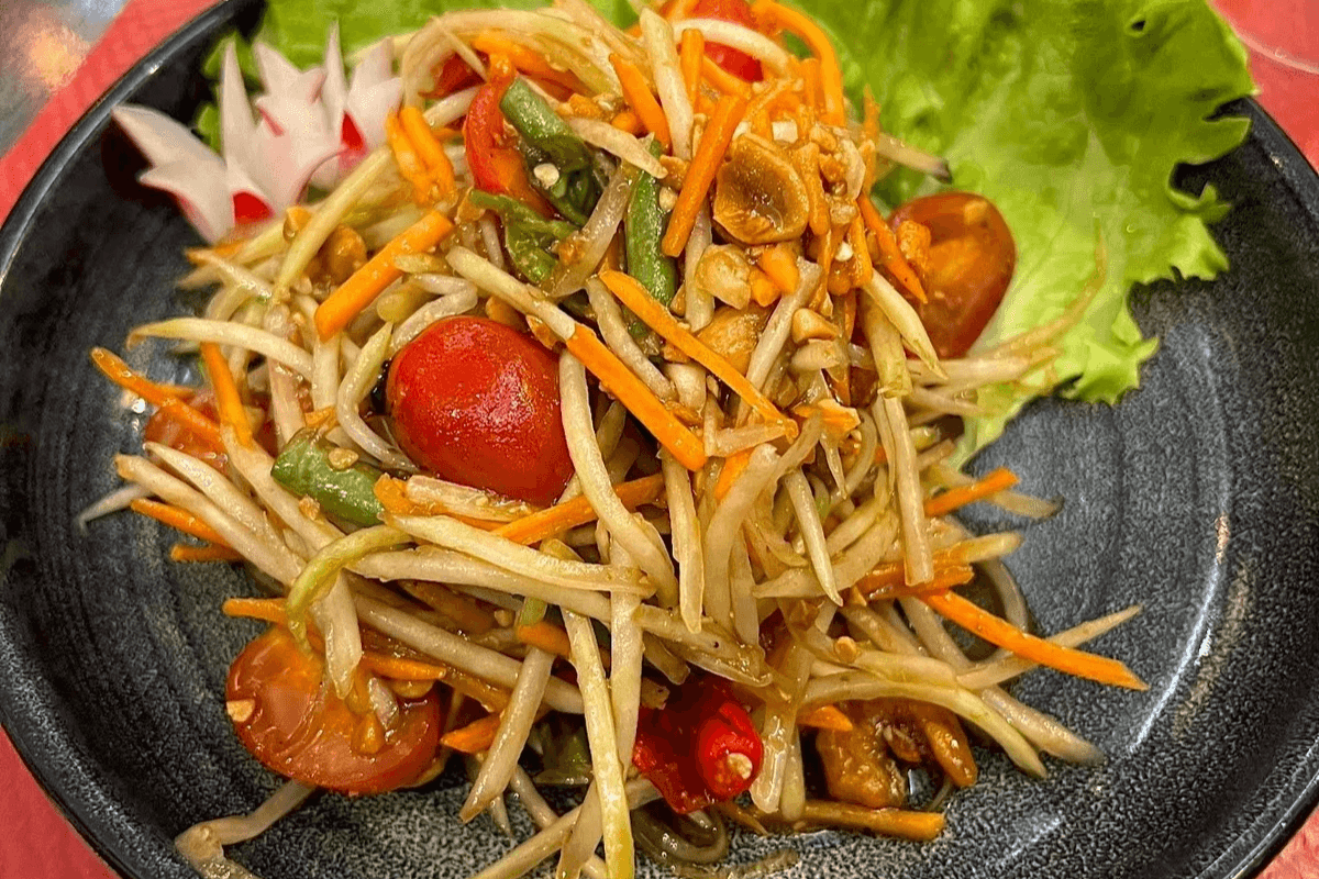 Salade de papaye à la thaïlandaise