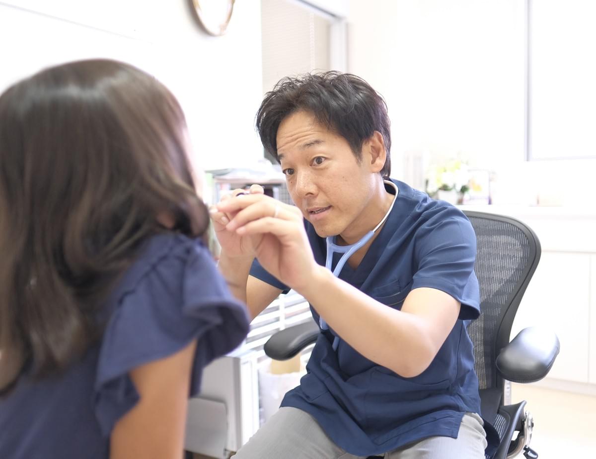 子供さんの診察もやさしく行います