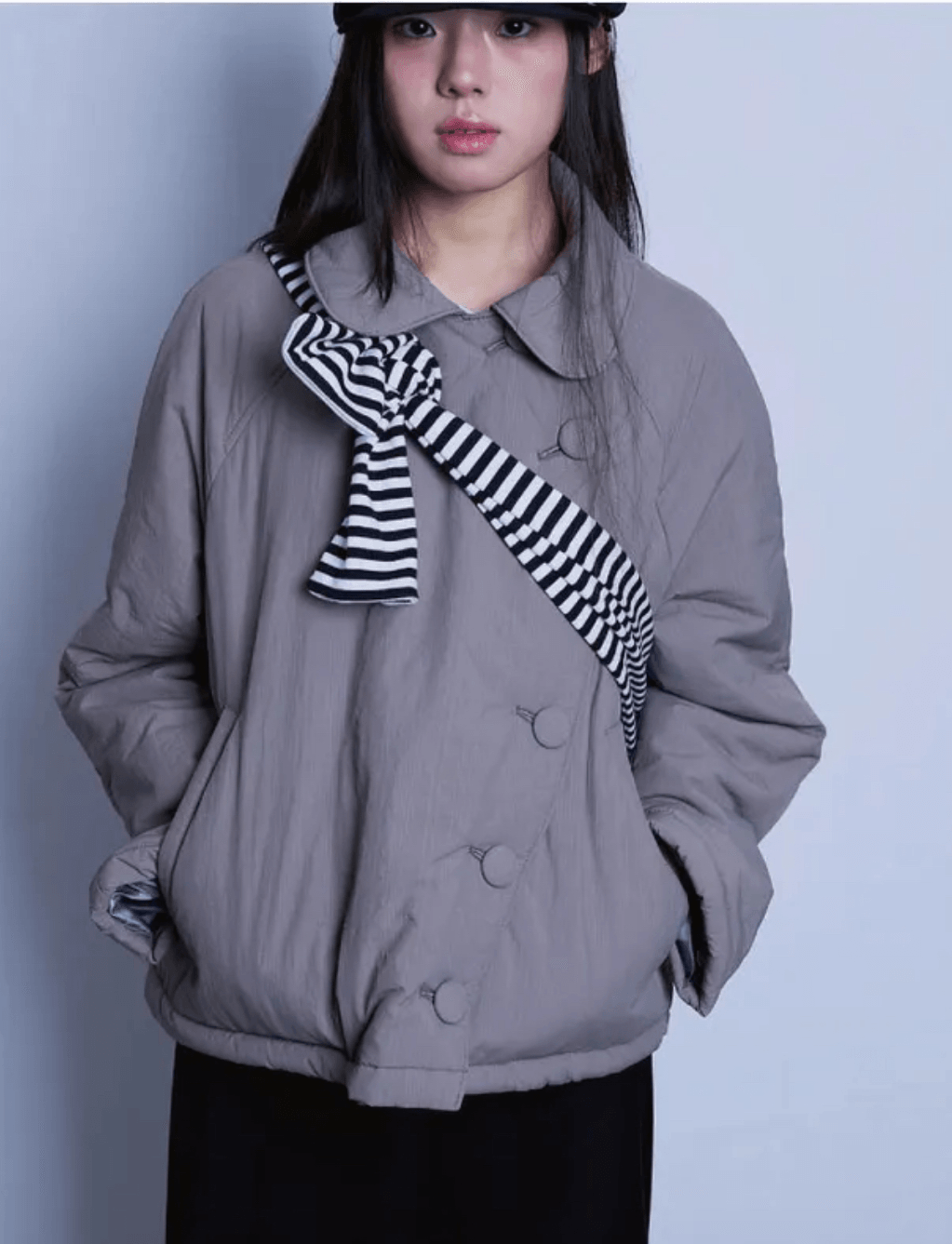 the museum visitor 泡芙夾克