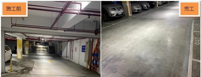 新市政大樓因地下室巨積混凝土裂縫導致滲水嚴重，本公司設計發包施作後已無積水問題