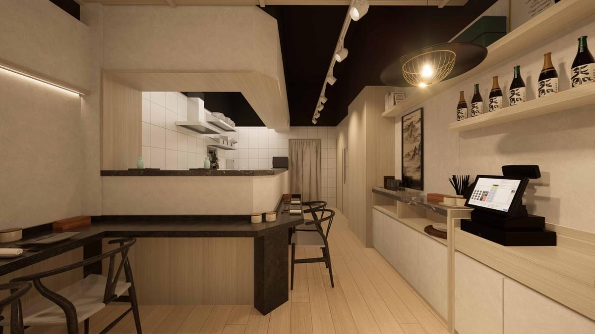 Mr Design commercial interior design protect japanese ramen