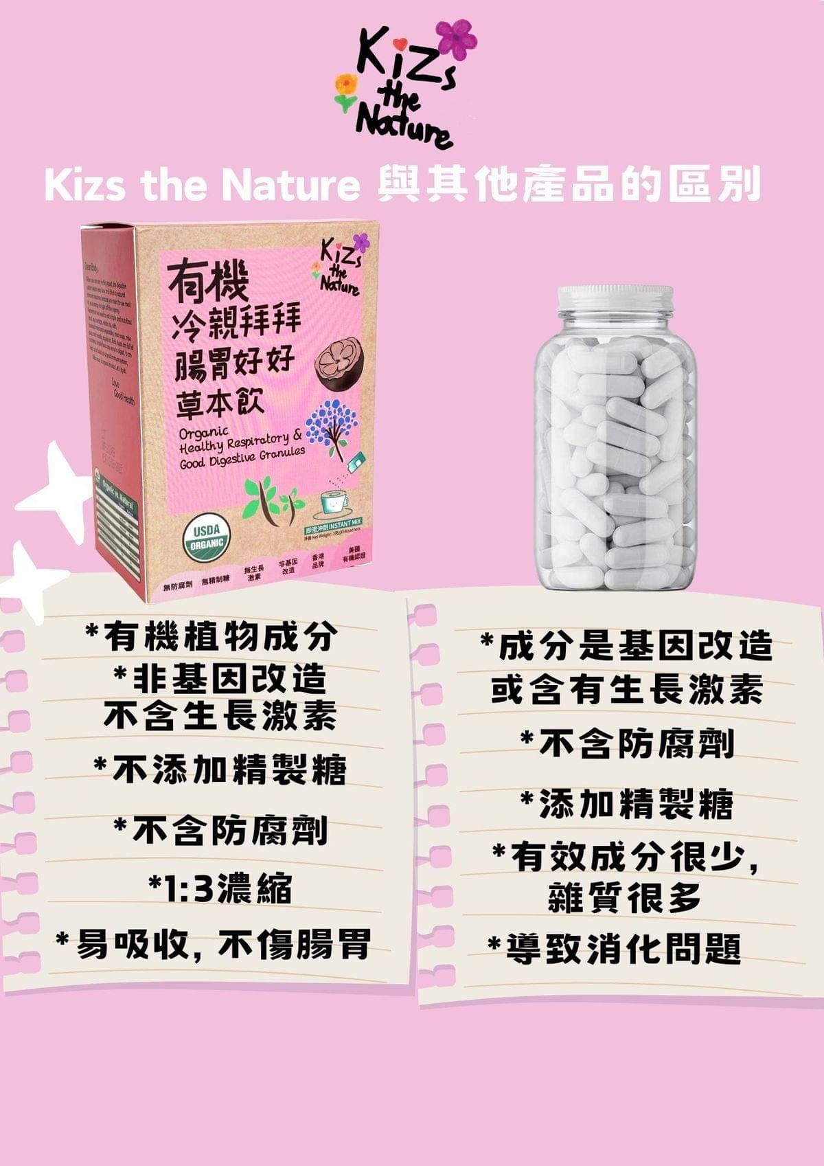 KiZs the Nature 有機冷親拜拜腸胃好好草本飲