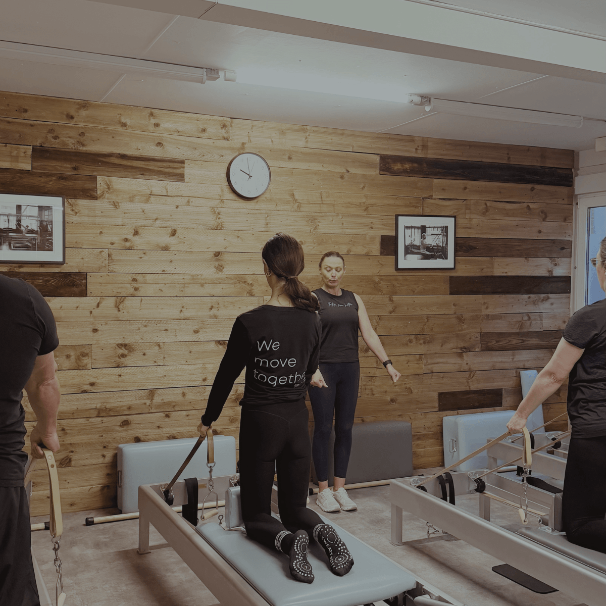 Small group reformer Pilates class in Haslemere at Pilates From Within studio, Surrey