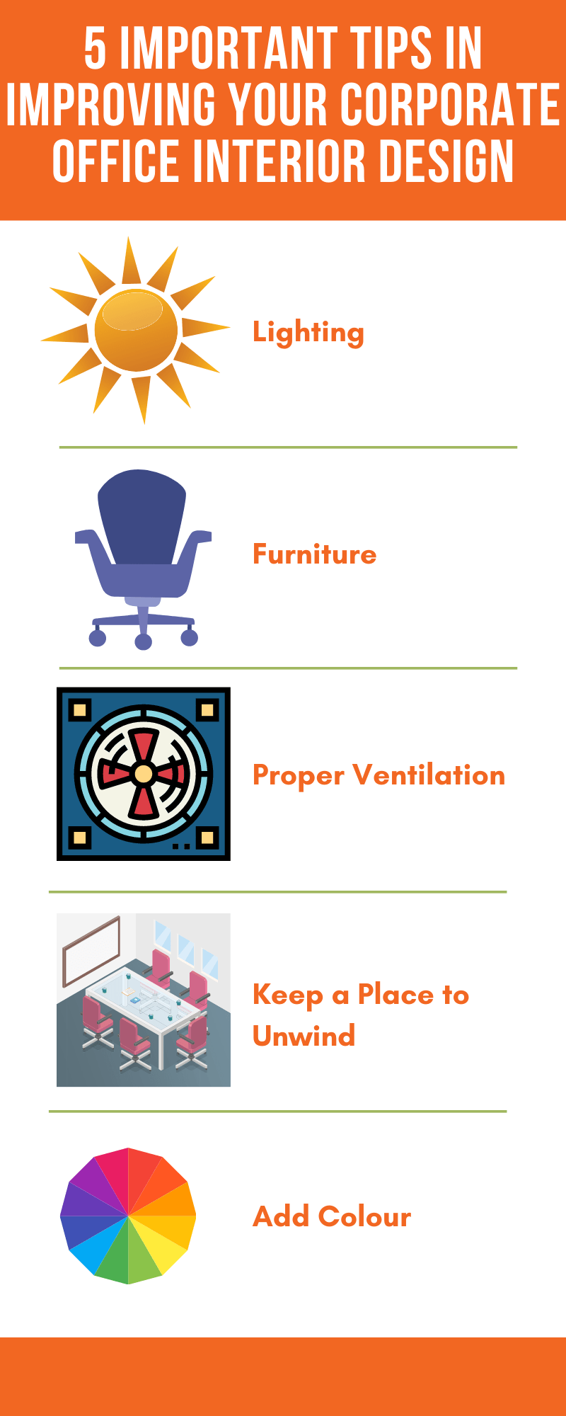 5 Important Tips in Improving Your Corporate Office Int...